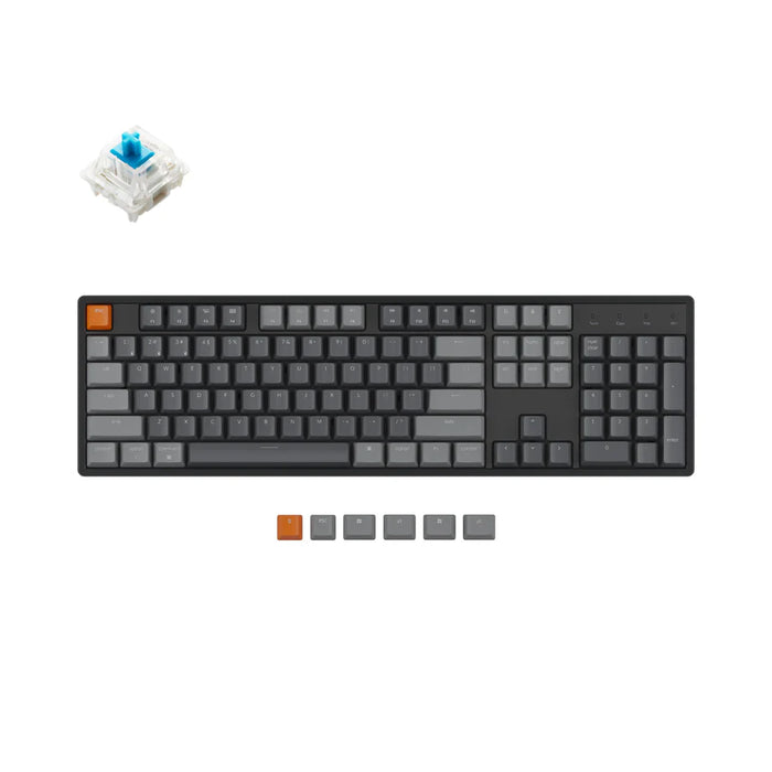 K10 全尺寸 藍牙 RGB 鋁殼 Mac/Win 熱插拔 無線機械鍵盤