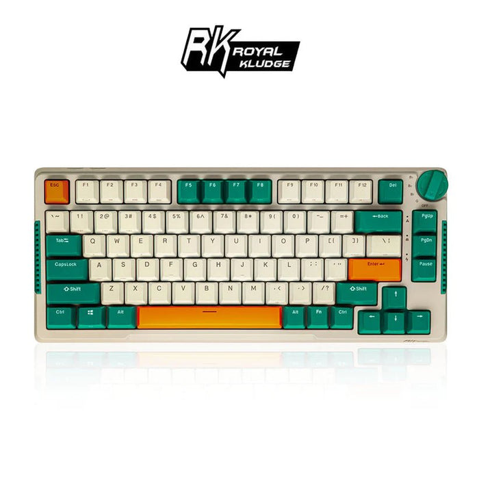 H81 75% 藍牙三模無線機械鍵盤 K黃軸 RGB|中文 - Fin Shop Taiwan