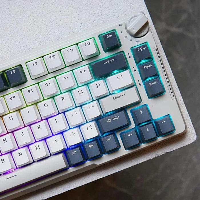 H81 75% 藍牙三模無線機械鍵盤 K黃軸 RGB|中文 - Fin Shop Taiwan