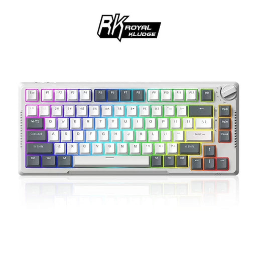 H81 75% 藍牙三模無線機械鍵盤 K黃軸 RGB|中文 - Fin Shop Taiwan