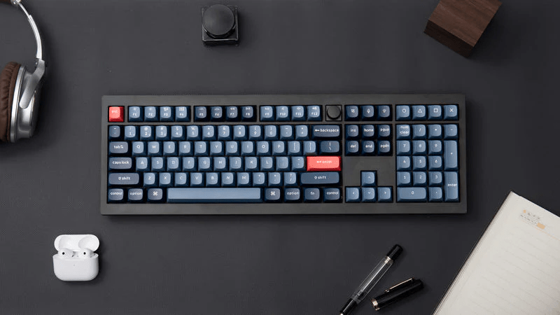 Keychron - V6 Max 全尺寸 三模機械鍵盤(含旋鈕) RGB Mac/Win 熱插拔 注音版本 - Fin Shop Taiwan
