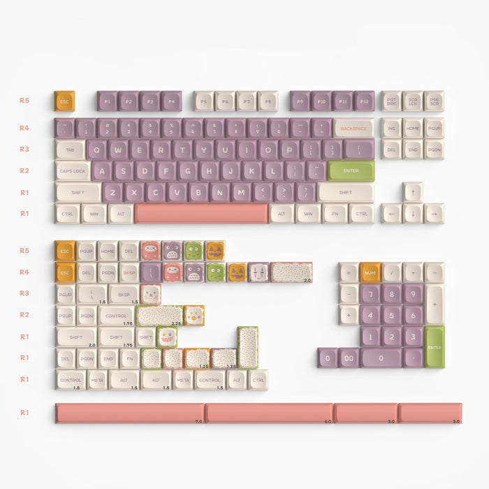【預購】Keytok-Sweet Monster甜甜怪 162鍵帽組 - Fin Shop Taiwan