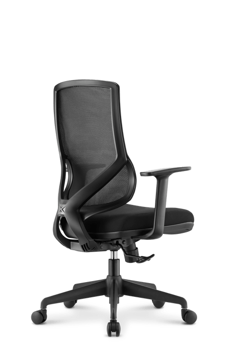 【新品上市】4+ 舒樂活 - XChair™ 黑框人體工學椅 - Fin Shop
