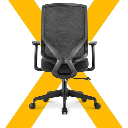 【新品上市】4+ 舒樂活 - XChair™ 黑框人體工學椅 - Fin Shop