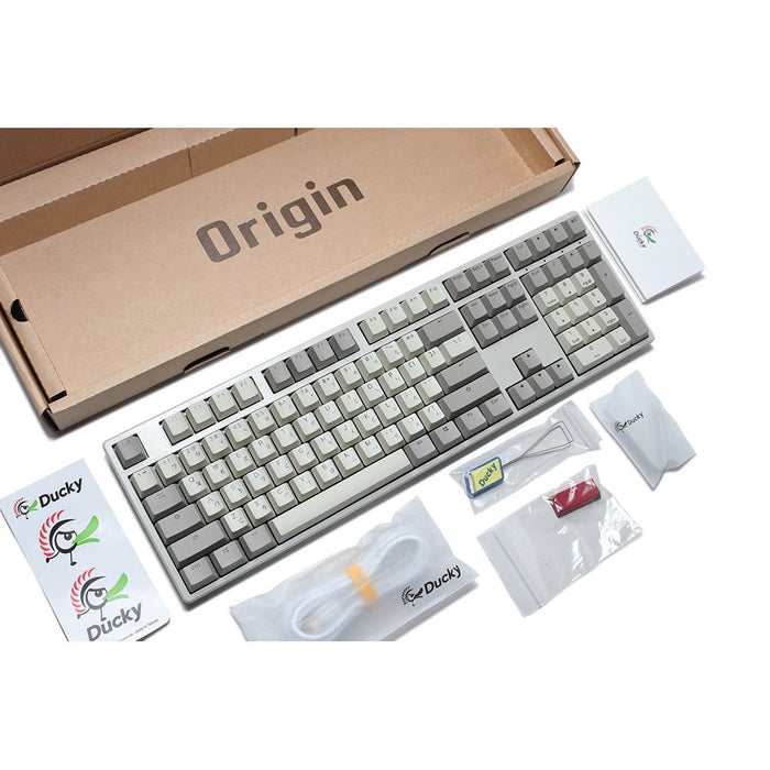 【新品上市】Ducky Origin 復古色100%機械鍵盤(含旋鈕) - Fin Shop