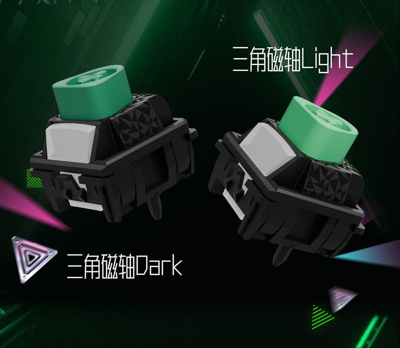 Gateron 三角軸 (Dark，重壓力) 8顆/袋 - Fin Shop