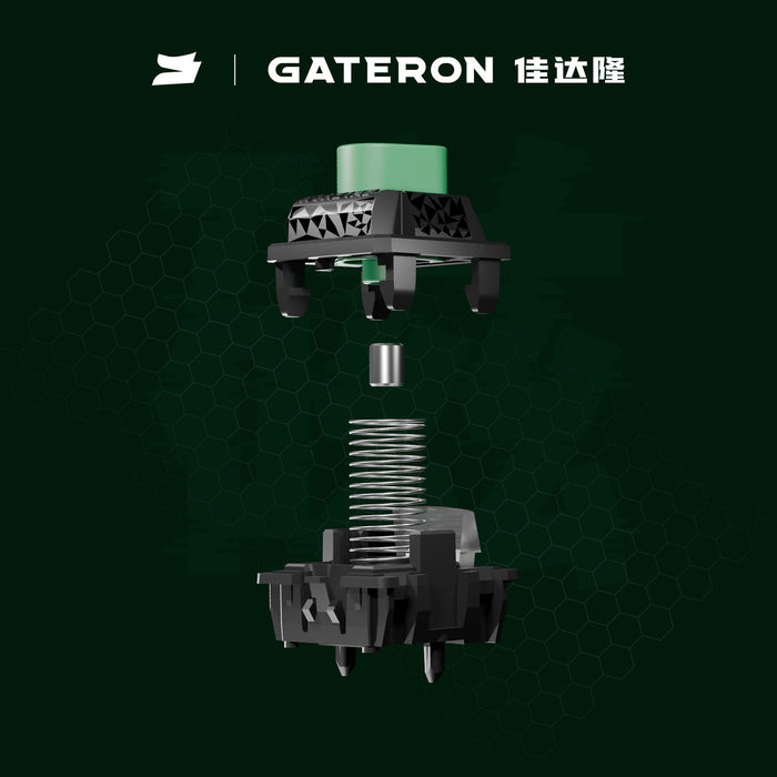 Gateron 三角軸 (Dark，重壓力) 8顆/袋 - Fin Shop