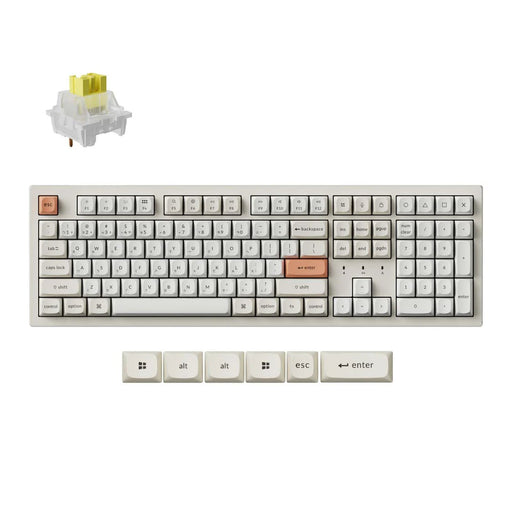【新品上市】K10 Max 全尺寸 ZMK三模機械鍵盤 Mac/Win 熱插拔 注音版本 - Fin Shop