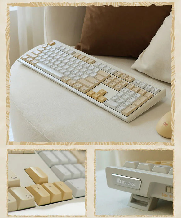 K105BR 無線三模藍牙剪刀腳 靜音鍵盤(三色) - Fin Shop