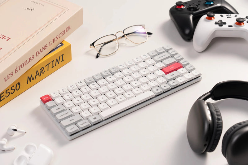 【新色上市】K3 Max 75% 矮軸 三模機械鍵盤 RGB Mac/Win 熱插拔 注音版本(兩色) - Fin Shop