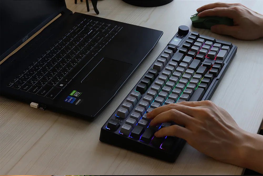 K85R RGB 熱插拔 無線機械鍵盤(三色) - Fin Shop