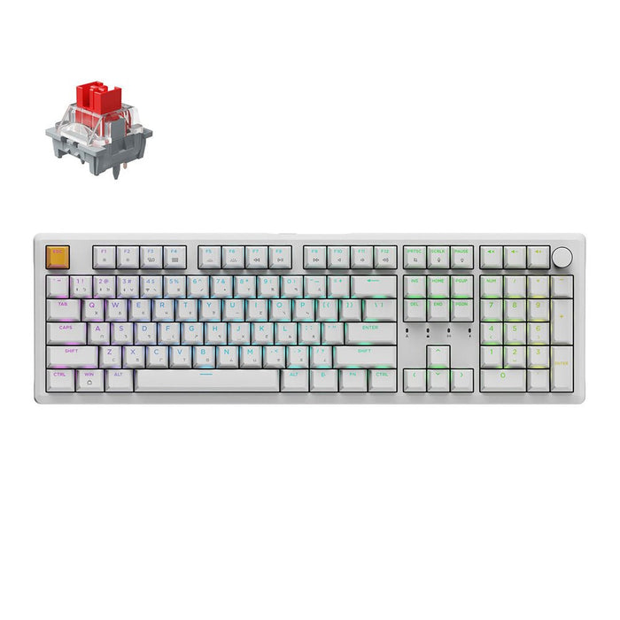 【新品上市】Keychron J5 100% 三模機械鍵盤(含旋鈕)(注音版本) - Fin Shop
