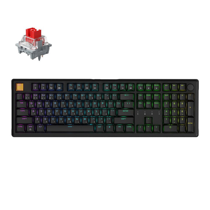 【新品上市】Keychron J5 100% 三模機械鍵盤(含旋鈕)(注音版本) - Fin Shop