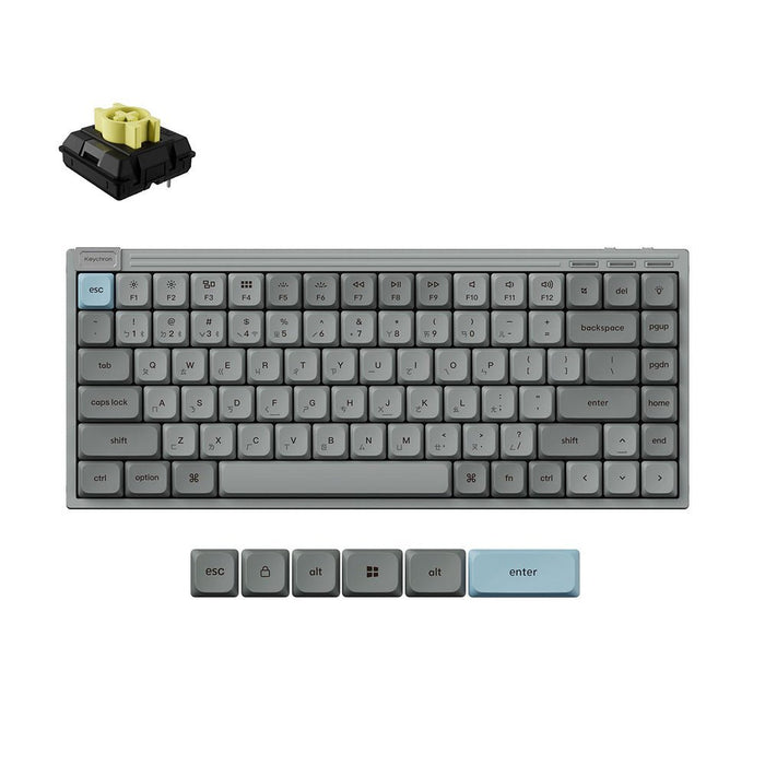 【新品上市】Keychron J9 75% 矮軸 三模機械鍵盤(注音版本) - Fin Shop