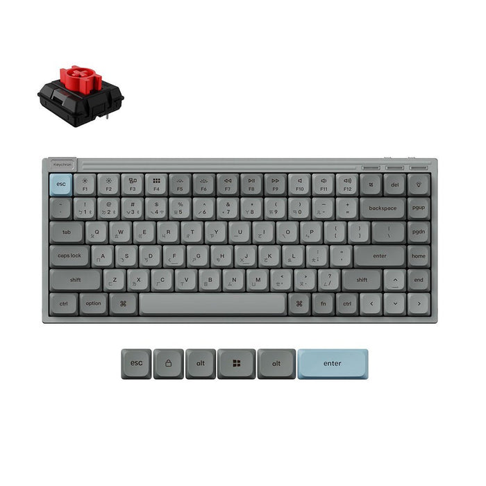 【新品上市】Keychron J9 75% 矮軸 三模機械鍵盤(注音版本) - Fin Shop