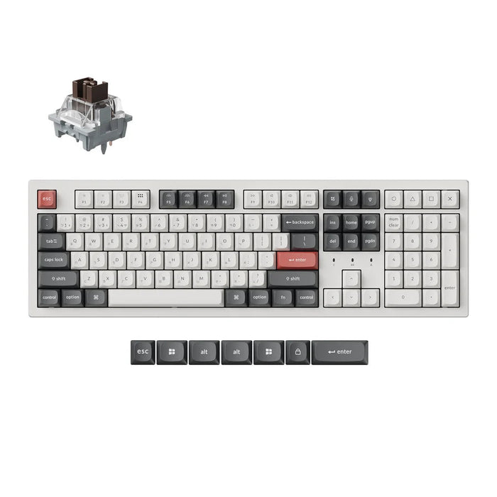 【新品上市】Keychron K10 Ultra 8K 三模機械鍵盤(注音版本)(共兩色) - Fin Shop