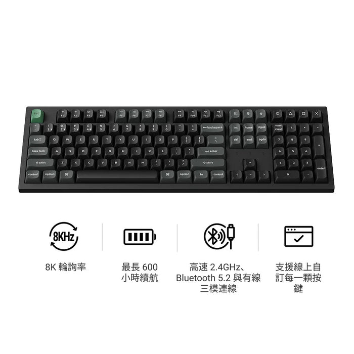 【新品上市】Keychron K10 Ultra 8K 三模機械鍵盤(注音版本)(共兩色) - Fin Shop