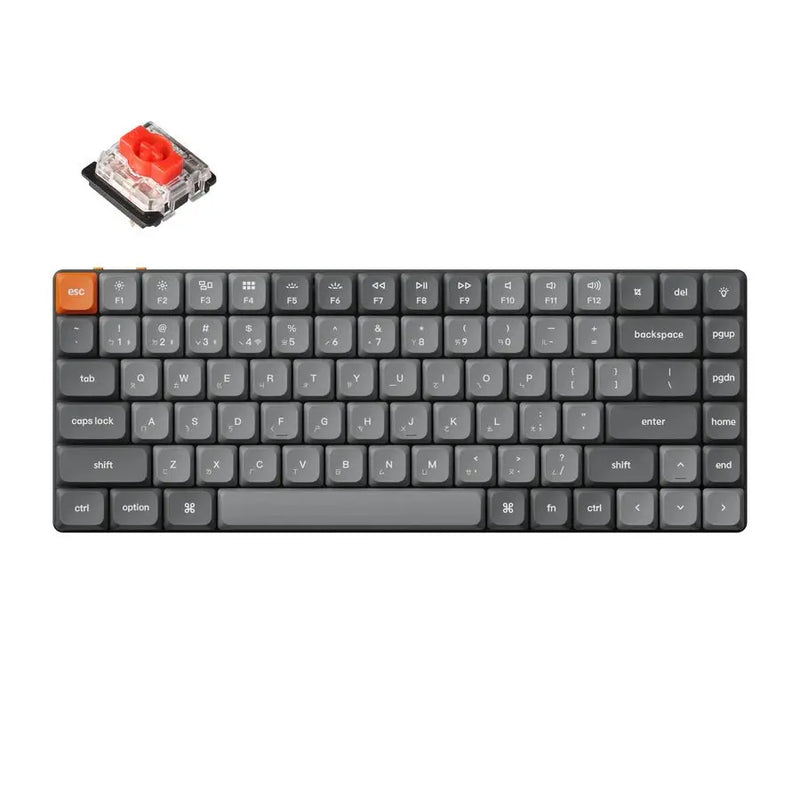 Keychron - K3 Max 75% 矮軸 三模機械鍵盤 RGB Mac/Win 熱插拔 注音版本 - Fin Shop Taiwan