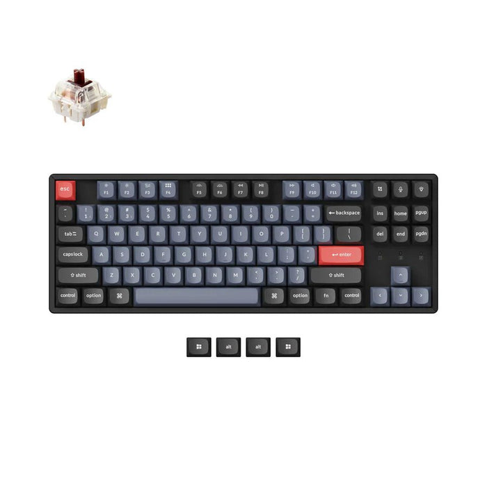 Keychron - K8 Pro 80% 藍牙 QMK/VIA RGB 鋁殼 Mac/Win 熱插拔 無線機械鍵盤 - Fin Shop Taiwan