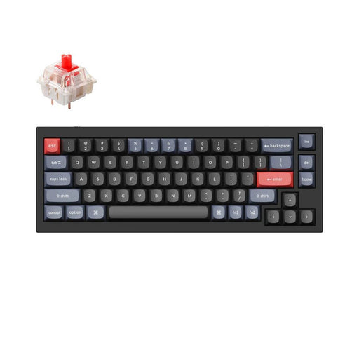 Keychron - Q2 65% 碳黑色 有線 QMK/VIA RGB CNC鋁 Mac/Win 熱插拔 機械鍵盤 - Fin Shop Taiwan