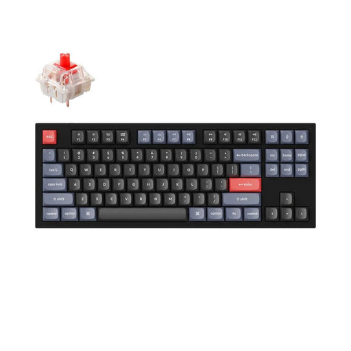 Keychron - Q3 80% 碳黑色 有線 QMK/VIA RGB CNC鋁 Mac/Win 熱插拔 機械鍵盤 - Fin Shop Taiwan