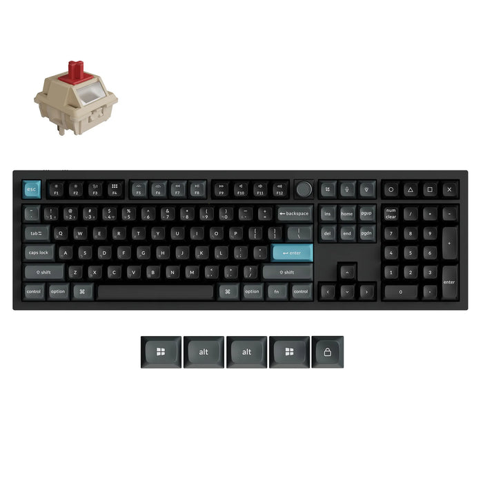 【新品上市】Keychron Q6 Ultra 8K 三模鋁製機械鍵盤(含旋鈕) (注音版本)(共兩色)