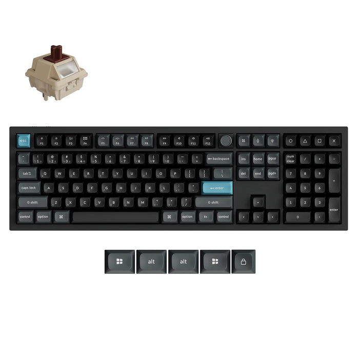 【新品上市】Keychron Q6 Ultra 8K 三模鋁製機械鍵盤(含旋鈕) (注音版本)(共兩色)