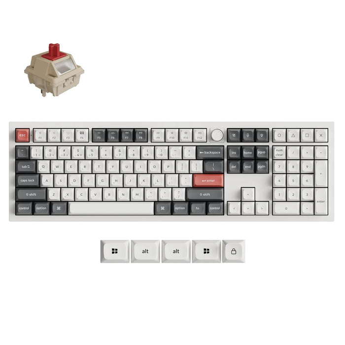 【新品上市】Keychron Q6 Ultra 8K 三模鋁製機械鍵盤(含旋鈕) (注音版本)(共兩色)