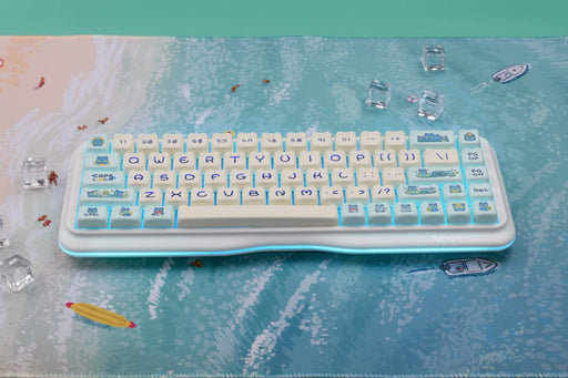 【新品上市】OSHID 熊頭雙色鍵帽組 Dual-Color Bear Head Keycaps - Fin Shop