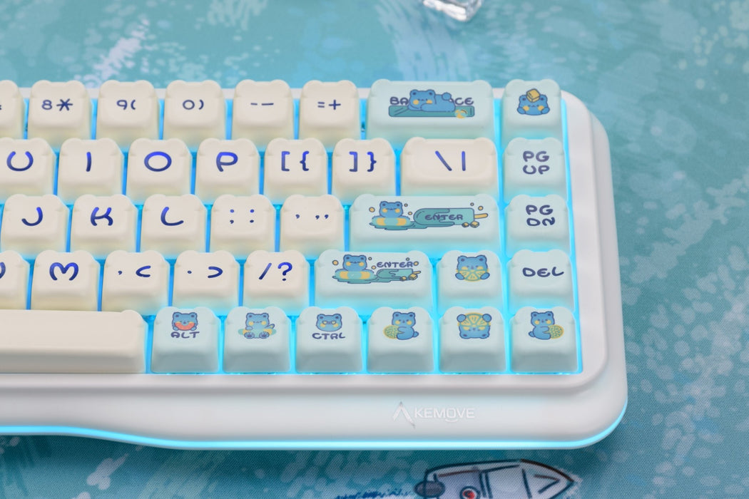 【新品上市】OSHID 熊頭雙色鍵帽組 Dual-Color Bear Head Keycaps - Fin Shop