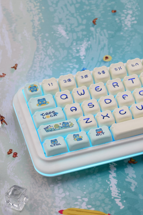 【新品上市】OSHID 熊頭雙色鍵帽組 Dual-Color Bear Head Keycaps - Fin Shop