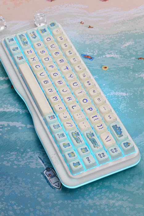 【新品上市】OSHID 熊頭雙色鍵帽組 Dual-Color Bear Head Keycaps - Fin Shop