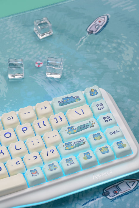 【新品上市】OSHID 熊頭雙色鍵帽組 Dual-Color Bear Head Keycaps - Fin Shop