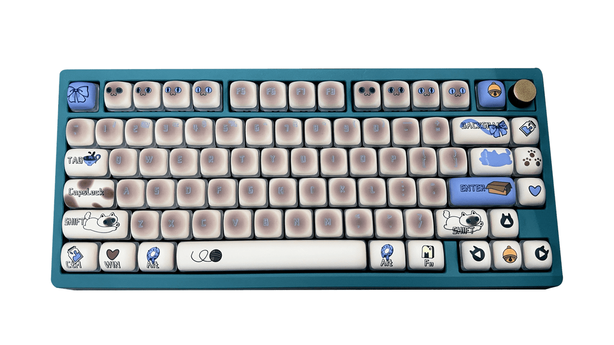 【新品上市】OSHID 暹羅貓鍵帽組 Siamese Cat Keycaps - Fin Shop