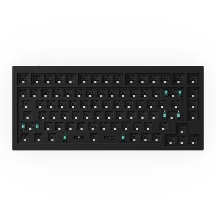 【OUTLET 全新出清品】Q1 75% QMK/VIA 鋁製鍵盤套件(不含鍵帽軸體) 有線 RGB CNC鋁 Mac/Win 熱插拔 - Fin Shop Taiwan