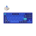 【OUTLET 全新出清品】Q3 80% 海軍藍 有線 QMK/VIA RGB CNC鋁 Mac/Win 熱插拔(含旋鈕) 機械鍵盤 - Fin Shop Taiwan