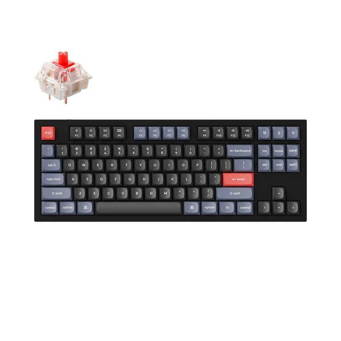 【OUTLET 全新出清品】Q3 80% 碳黑色 有線 QMK/VIA RGB CNC鋁 Mac/Win 熱插拔 機械鍵盤 - Fin Shop Taiwan