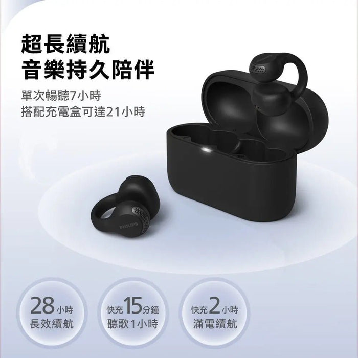 🎁 PHILIPS 耳夾式真無線藍牙耳機 - TAQ2000 (70% off) - Fin Shop