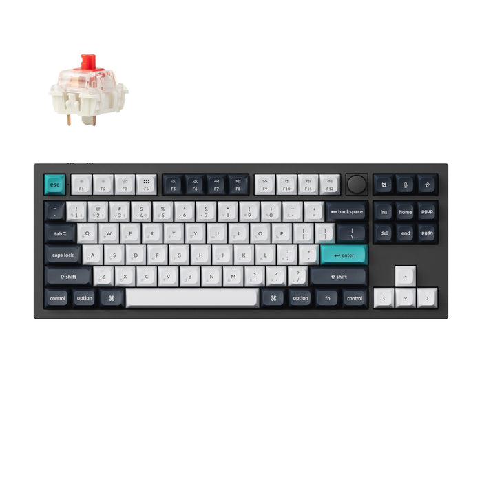 Q3 Max 80% 三模鋁製機械鍵盤(含旋鈕) RGB Mac/Win 熱插拔 注音版本 - Fin Shop Taiwan