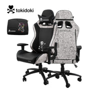 【全新升級】Tokidoki聯名款電競椅 - 街頭黑白 附Tokidoki腰枕升級版 (熱銷預購中，預計七月初陸續出貨) - Fin Shop