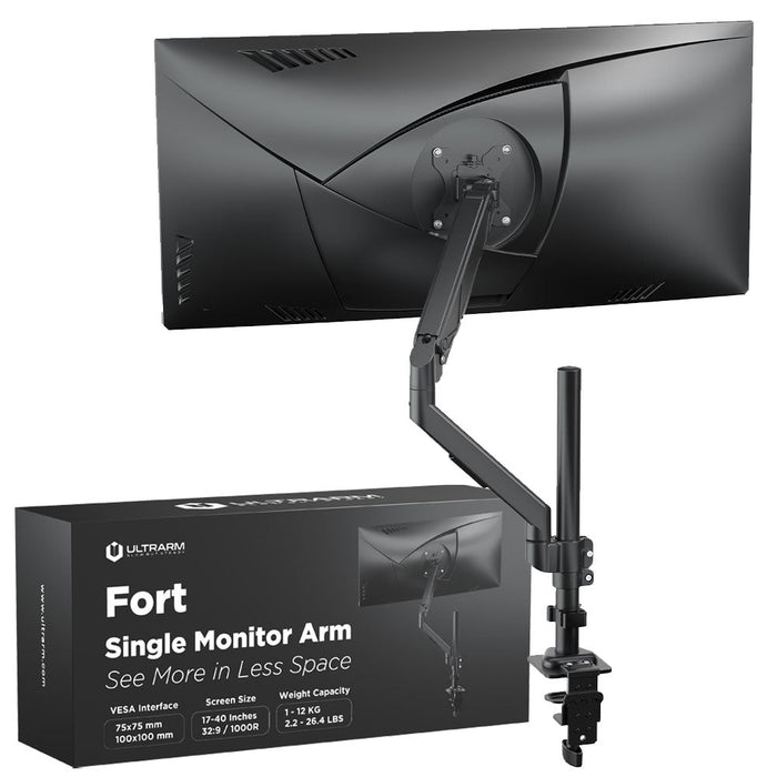 【新品上市】Ultrarm - FORT 單螢幕支架 - Fin Shop
