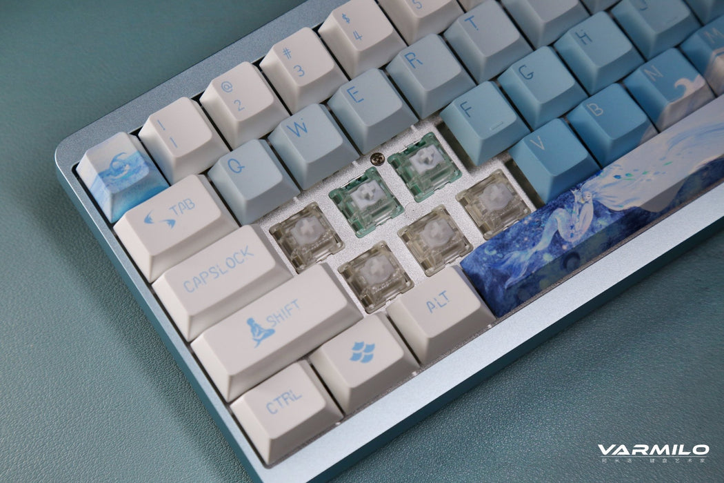 【新品上市】Varmilo Muse65 HE 鋁框 有線磁軸鍵盤-Ariel 愛麗兒 - Fin Shop
