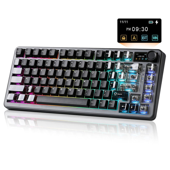 【新品上市】YUNZII B75 PRO MAX 75% 三模機械鍵盤 含TFT螢幕 (注音版本) - Fin Shop