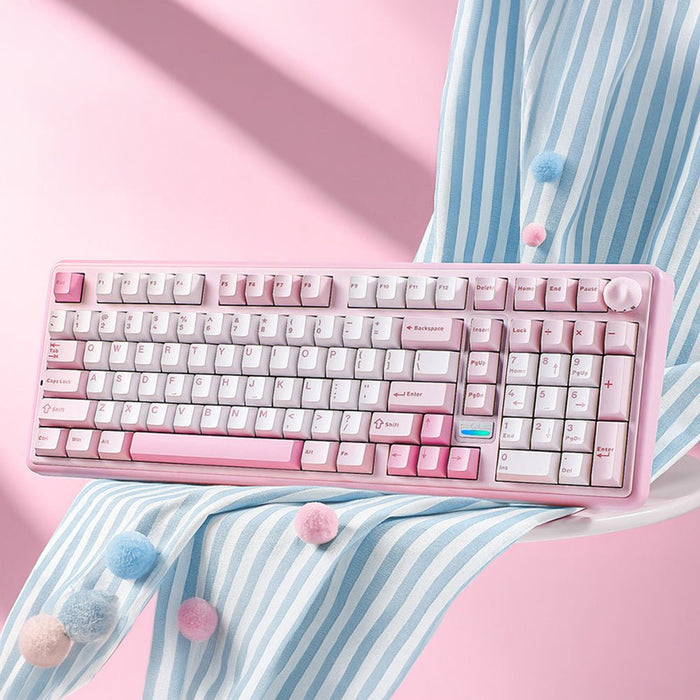 【新品上市】YUNZII B98 Pro 96% 三模機械鍵盤 含貓咪旋鈕 (注音版本) - Fin Shop