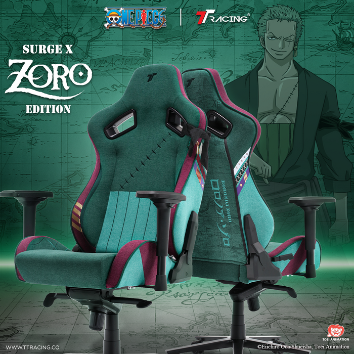 【ONE PIECE 航海王聯名系列】TTRacing SURGE X 透氣布款 -索隆 (熱烈預購中，預計10月初陸續出貨)