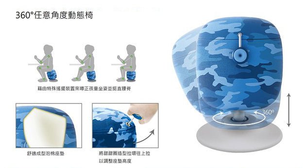BONBON 3D立體動態椅-兒童 - Fin Shop Taiwan