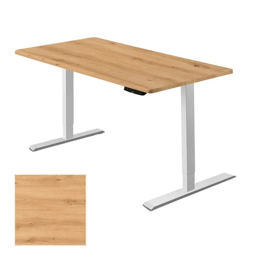 Funte-Mini+ 雙柱電動升降桌-100 x 60cm 四方型 - Fin Shop Taiwan