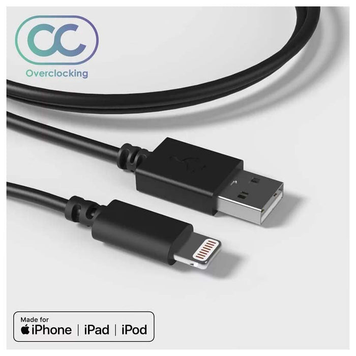 OC USB-A to Lightning 高速傳輸充電線 (長度: 20cm/50cm/100cm/200cm) - Tesoro Taiwan