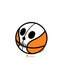 Tokidoki-Basketball 貼紙 - Fin Shop Taiwan