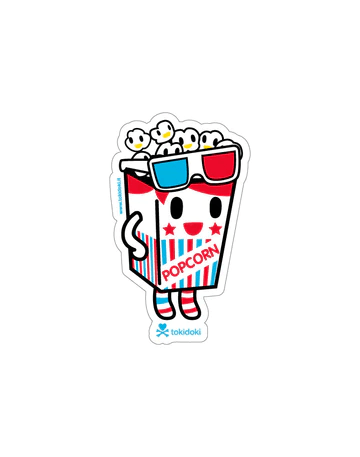 Tokidoki-Popcorn Guy (PG) 貼紙 - Fin Shop Taiwan